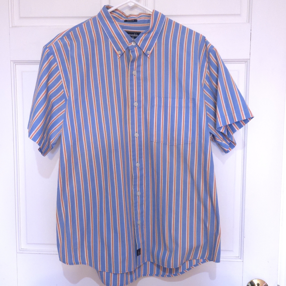 Abercrombie & Fitch Striped Men's Shirt